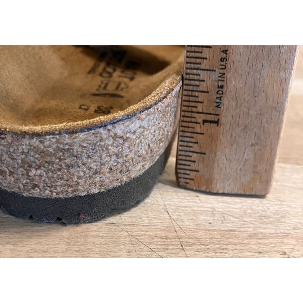 Naot Womens Fresno Suede Leather Sandals Size US 7 EU 38 White Beige Tan SP NWOT - Picture 7 of 11